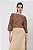 BLUSA ESTAMPADA PAISLEY MOCHA MOUSSE - Imagem 2