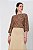 BLUSA ESTAMPADA PAISLEY MOCHA MOUSSE - Imagem 4