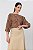 BLUSA ESTAMPADA PAISLEY MOCHA MOUSSE - Imagem 5