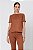 BLUSA SUEDE SABRINA MOCHA MOUSSE - Imagem 1