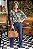 CALÇA FLARE SHINE AZUL MARINHO - Imagem 1