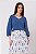 BLUSA MANGA 3/4 ALICE DENIM - Imagem 1
