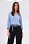 BLUSA MANGA 3/4 ALICE GLACIAL BLUE - Imagem 1