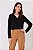 CAMISA PETIT CREPE ESSENTIAL PRETO - Imagem 3