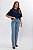 CALÇA RETA JEANS BARRA DESFIADA - Imagem 17