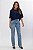 CALÇA RETA JEANS BARRA DESFIADA - Imagem 15
