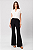 CALÇA FLARE CREPE CAROL PRETO - Imagem 1