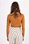 BLUSA CANELADA SUEDE CARAMELO - Imagem 2