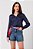 CAMISA CARINA AZUL MARINHO - Imagem 1