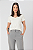 T-SHIRT DECOTE V ACINTURADA OFF WHITE - Imagem 1