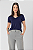 T-SHIRT DECOTE V ACINTURADA AZUL MARINHO - Imagem 1
