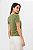 T-SHIRT ANA LÚCIA OMBRO FRANZIDO MILITAR - Imagem 4