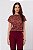 BLUSA PRINT BORDO - Imagem 1