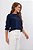BLUSA 3/4 ITALIA AZUL MARINHO - Imagem 8