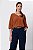 BLUSA NEW MANGA 3/4 FRANÇA RUSTIC CARAMEL - Imagem 3