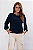 BLUSA MANGA 3/4 MAYA AZUL MARINHO - Imagem 1