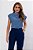 BLUSA GABRIELA STEEL BLUE - Imagem 1