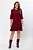 VESTIDO LIZ BURGUNDY - Imagem 1