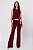 CALÇA FLARE FLORENCE BURGUNDY - Imagem 1
