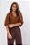 BLUSA 3/4 NEO MINIMAL CARAMEL - Imagem 4
