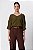 BLUSA 3/4 LIZ VERDE MILITAR - Imagem 1