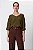 Blusa 3/4 Liz Verde Militar Feminina - Imagem 3