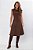 VESTIDO MIDI SUEDE BIA CHOCOLATE SAUCE - Imagem 1