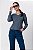 BLUSA DECOTE V MANGA LONGA STEEL BLUE - Imagem 5