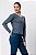 BLUSA DECOTE V MANGA LONGA STEEL BLUE - Imagem 5