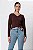 BLUSA DECOTE V MANGA LONGA CHOCOLATE SAUCE - Imagem 5