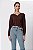 BLUSA DECOTE V MANGA LONGA CHOCOLATE SAUCE - Imagem 5