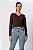 BLUSA DECOTE V MANGA LONGA CHOCOLATE SAUCE - Imagem 8