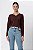 BLUSA DECOTE V MANGA LONGA CHOCOLATE SAUCE - Imagem 1