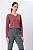 BLUSA DECOTE V MANGA LONGA NOSTALGIC ROSE - Imagem 7