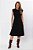 VESTIDO MIDI SUEDE BIA PRETO - Imagem 1