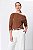 BLUSA OMBRO MANGA LONGA MALU RUSTIC CARAMEL - Imagem 5