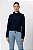 BLUSA GOLA TRICOT AZUL MARINHO - Imagem 1