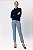 BLUSA GOLA TRICOT AZUL MARINHO - Imagem 4