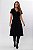 VESTIDO BOTÃO MIDI SUEDE BIA PRETO - Imagem 5
