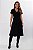 VESTIDO BOTÃO MIDI SUEDE BIA PRETO - Imagem 2