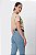 Blusa Manga Curta Londres Wax Paper Feminina - Imagem 11