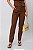 CALÇA SLIM LINEN FLORA MARROM - Imagem 4