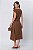 SAIA MIDI LINEN FLORA MARROM - Imagem 11