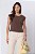 BLUSA ANGÉLICA MARROM - Imagem 1