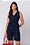COLETE LINEN FLORA AZUL MARINHO - Imagem 5