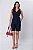 COLETE LINEN FLORA AZUL MARINHO - Imagem 2