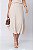 SAIA MIDI LINEN FLORA CLASSIC BEIGE - Imagem 4