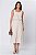 SAIA MIDI LINEN FLORA CLASSIC BEIGE - Imagem 1