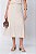 SAIA MIDI LINEN FLORA CLASSIC BEIGE - Imagem 8