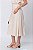 SAIA MIDI LINEN FLORA CLASSIC BEIGE - Imagem 10